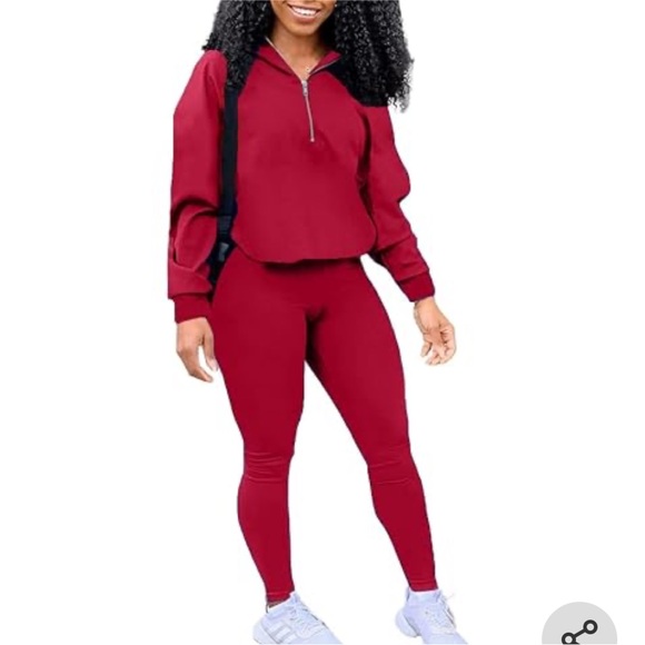 Stretchy Long Sleeve 2 Piece Set Blue Tracksuit - Picture 7 of 9